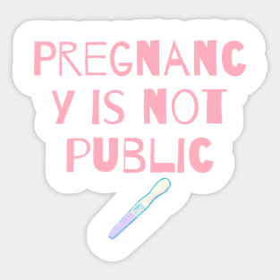 Pregnanc public Sticker